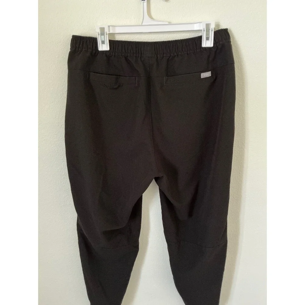 FIGS Mens Tansen Jogger Scrub Pants Large Black Technical Collection Flaw